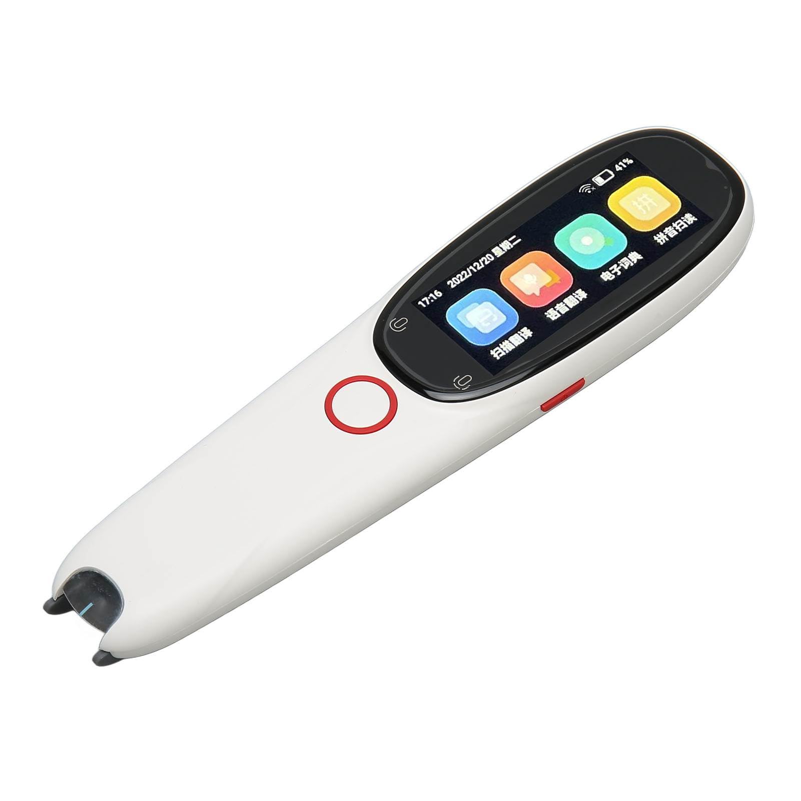 Hyuduo Dispositivo Traduttore Intelligente, Penna di Scansione Multilingue con Touch Screen, Batteria da 1150 MAh, Traduzione in Tempo Reale per i Viaggiatori