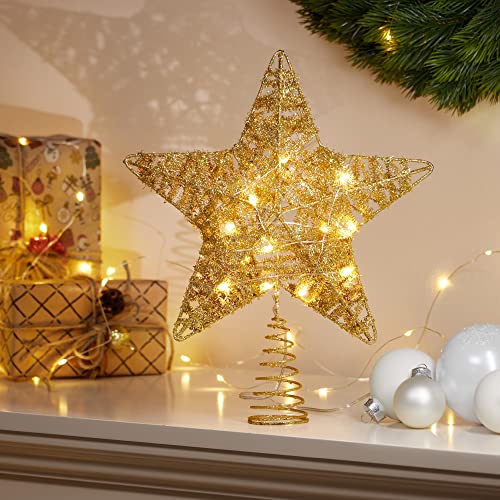 COM-FOUR® Stella decorativa a LED Natale - Stella