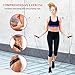 Jump Rope for Fitness, Adjustable Speed Jump Rope with Ball Bearings, Tangle-Free Skipping Rope for Women Men Kids, Durable Steel Cable with Soft Foam Handles for Cardio Workout, Weight Loss & Home Gym Exercise