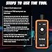 AICEL TPMS Relearn Tool for Car Tire Sensor, EL-50448 Tire Pressure Monitor Sensor Activation Reset Tool OEC-T5, System Programming Training for Most Series Vehicles