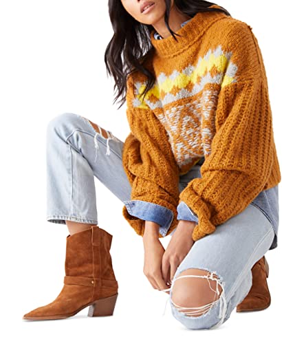 Free People Women's Alpine Pullover Cinnamon Toast Combo2