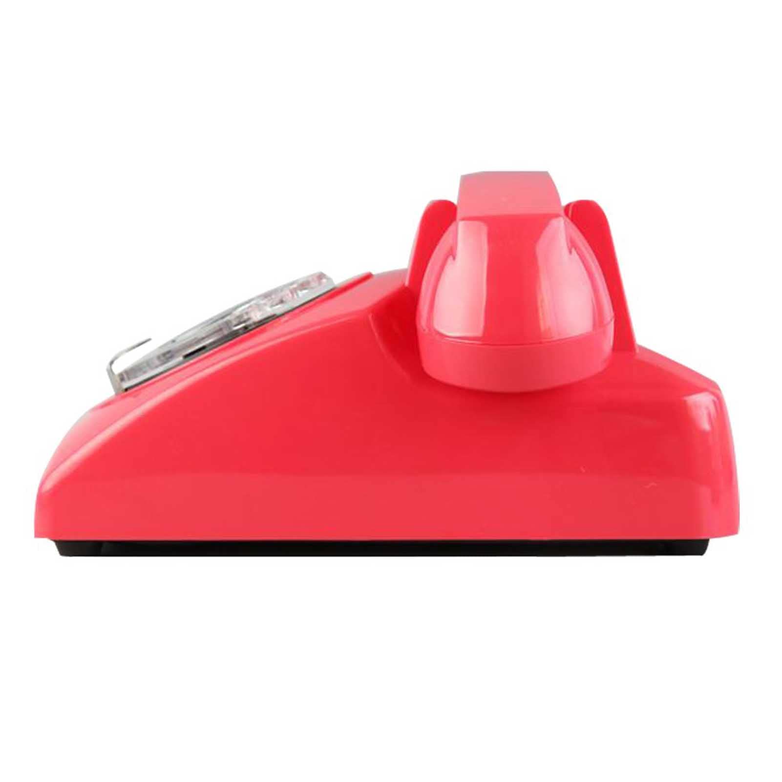 Telefon przewodowy w stylu retro, telefon starym, wielofunkcyjne plastikowe telefony stacjonarne vintage dla domowego biura