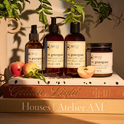 M. Greengrass Hand & Body Butter - Hydrating Lotion For Men And Women - For Dry Skin - Shea Butter Infused Cream - Free From Harsh Ingredients - 8 Oz - Northern Lights #TOP5