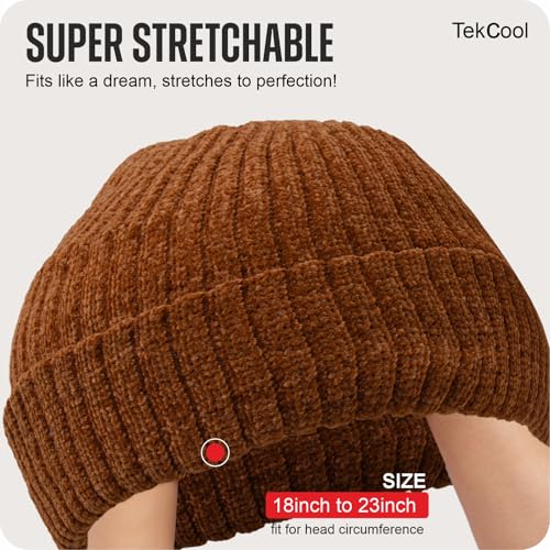 Image of TEKCOOL Beanie Cap for Men Woolen Winter Cap for Men Woolen Cap for Women in Winter for Thermal Wear Stylish Soft Winter Caps for Boys & Girls for Warm Wear Head Winter Cap Woollen Garam Topaa