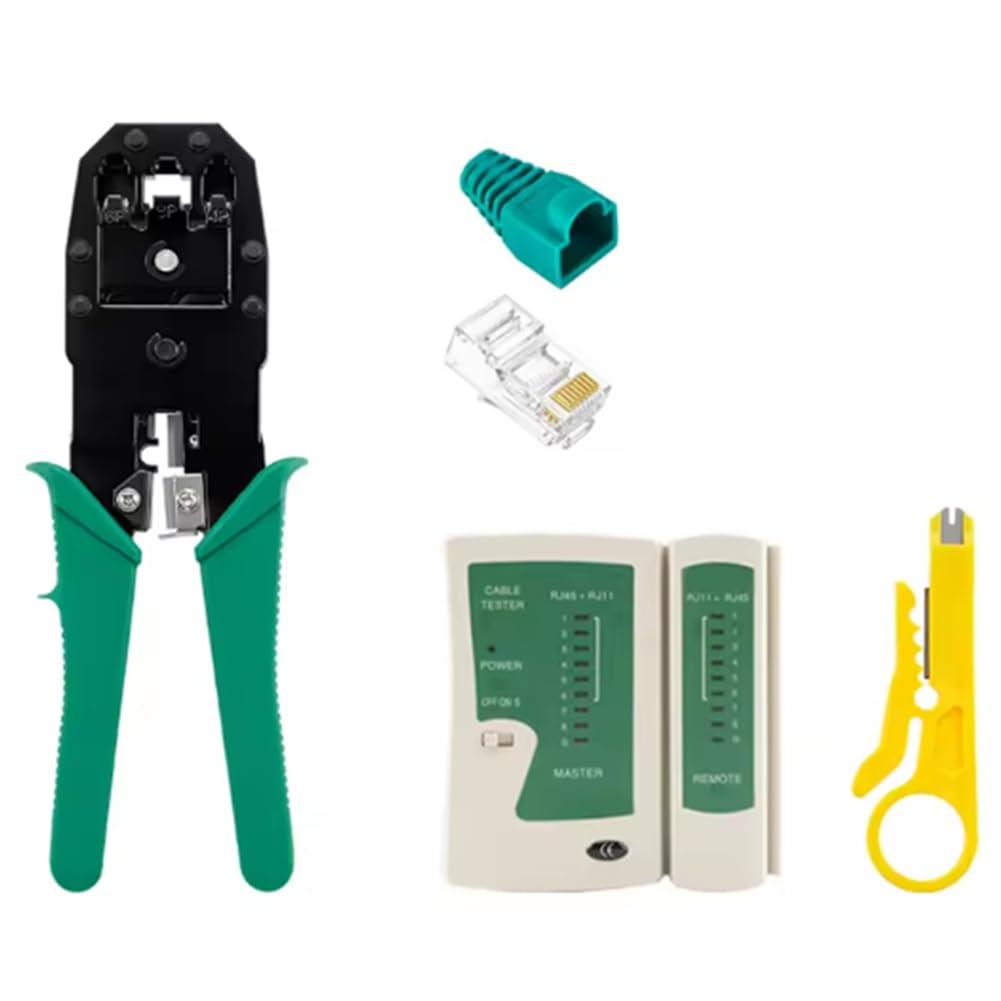 Littimoon RJ45 Crimping Tool RJ11 RJ45 Crimper Ethernet Network LAN Cable Stripper& Cutter Plier for 6P 8P RJ11 RJ12 RJ45
