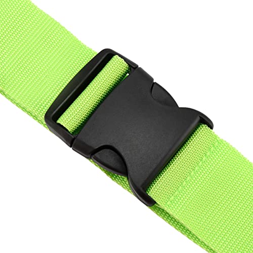 20 Pack 78 x 2 Inches Luggage Straps for Suitcases, Adjustable Suitcase Belts with Quick Release Buckles, Heavy Duty Travel Straps Packing Straps for Luggage, Suitcases, Green4