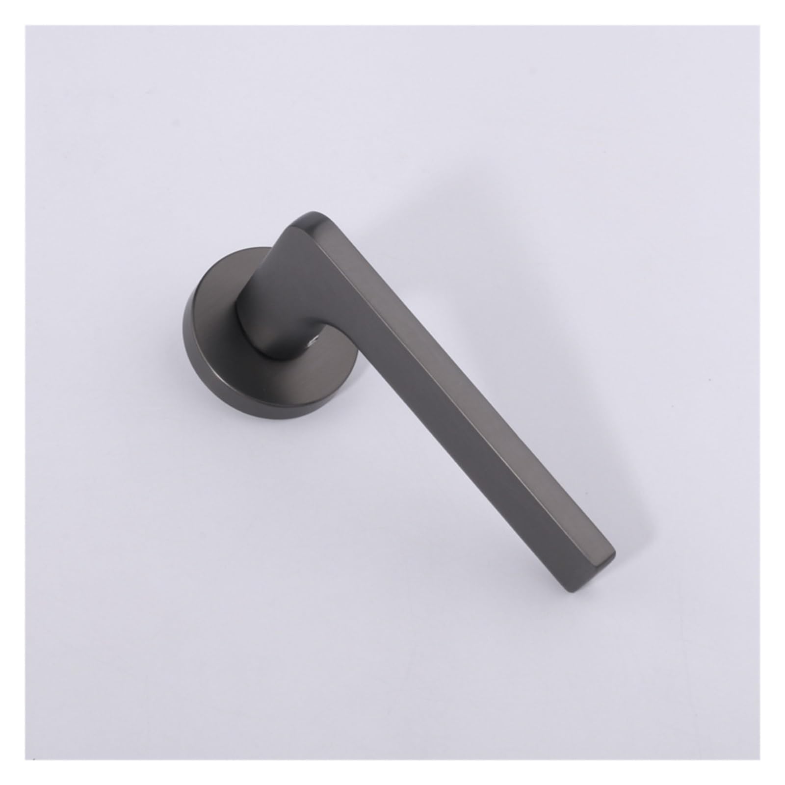 NYRXRYTCA Simple zinc Alloy Indoor Wooden Door Silent Door Lock Kitchen Bedroom Door Household Split Lock(D31 S981 gray brushed silent)