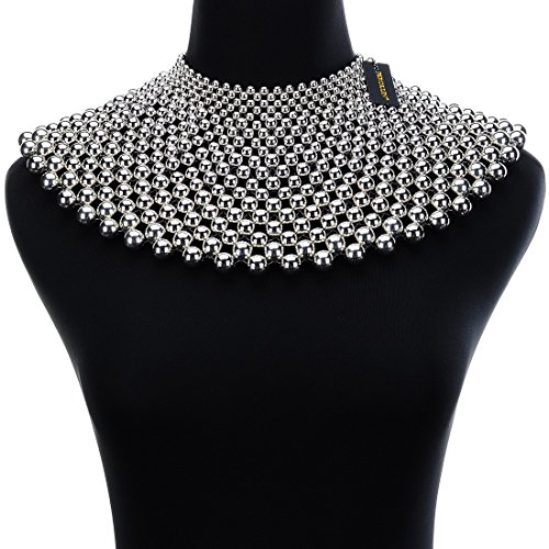 Bib Collar Necklace Christmas Gift Chunky Ccb Resin Beads Chain Choker Statement Necklace Womens Fashion Jewelry Necklace #TOP1