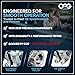 OEG Parts New Alternator Compatible With 1988-1991 Isuzu Opel Kadett 1.5L 1.7L 4EE1T Diesel Engine LR170-415 8943325811 8943325812