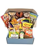 [ Chamsbox ] Brasilienbox I Geschenkbox Brasilien I Brasilien Kochbox I Gourmet Box I Brasilianische Lebensmittel I Geschenkkorb Brasilien
