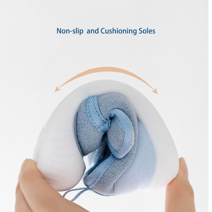 Baby Boys Girls First Walking Shoes Infant Sneakers Crib Shoes Lightweight Slip On Fall Winter Shoes2