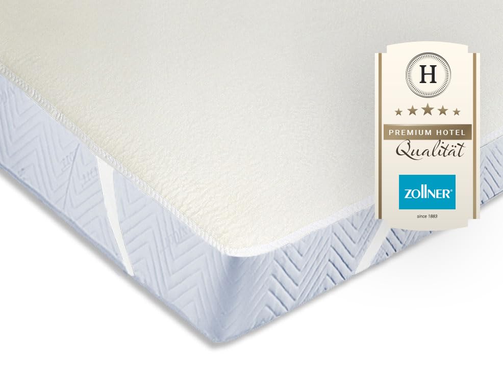 ZOLLNER Matratzenauflage 70x140 Cm - Wasserdichter Matratzenschoner Bis 95°C Waschbar