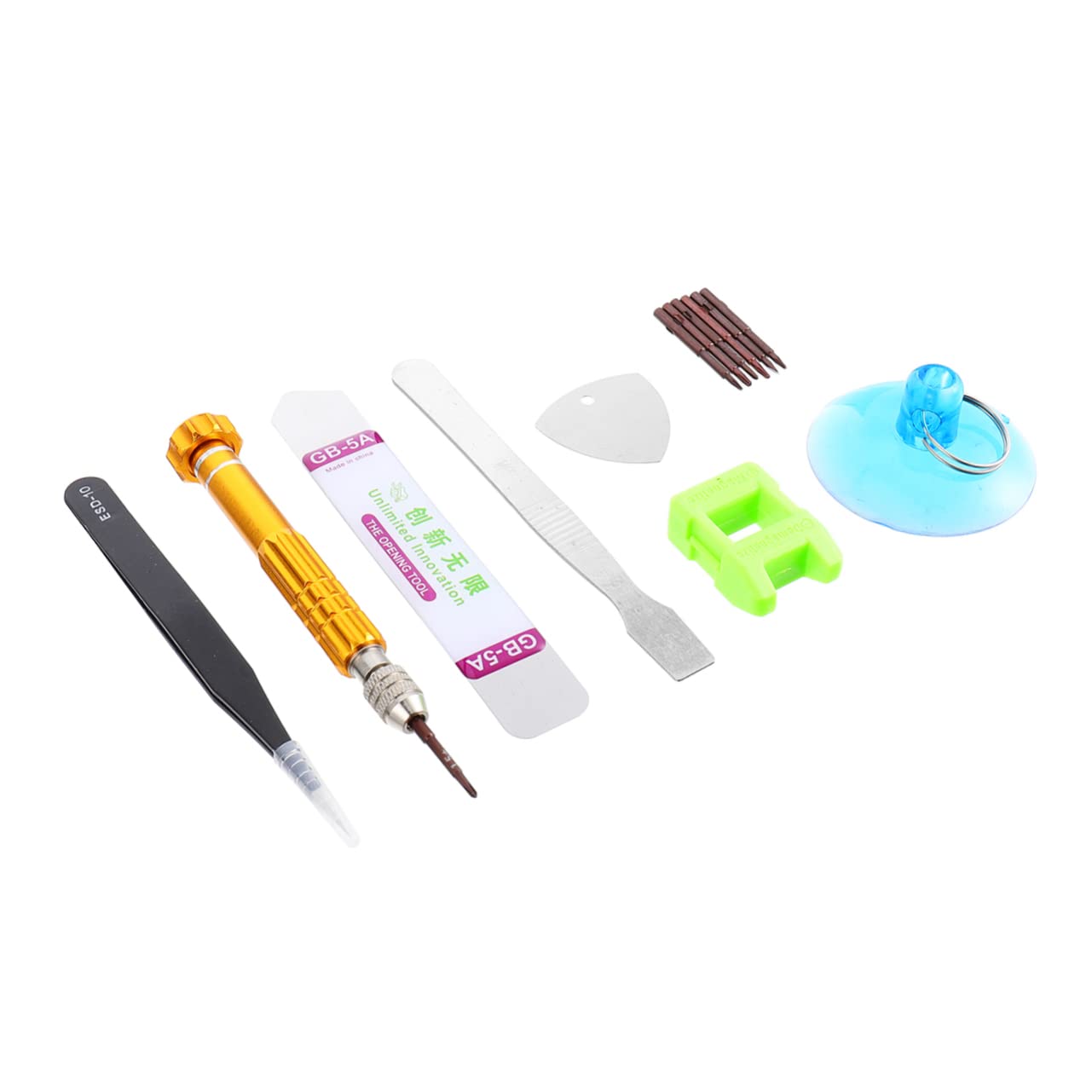 jojofuny 13pcs Tools for Screen Cleaner Tool Phone Repair Kit Screw Driver Electronic Cleaning Tools Screen Tool Phone Repair Screwdriver E Tool Suite Plastic Disassemble