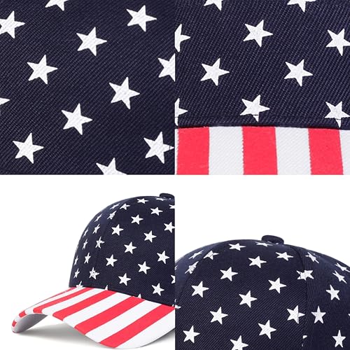 Gorra béisbol bandera americana para hombres y mujeres miniatura 2