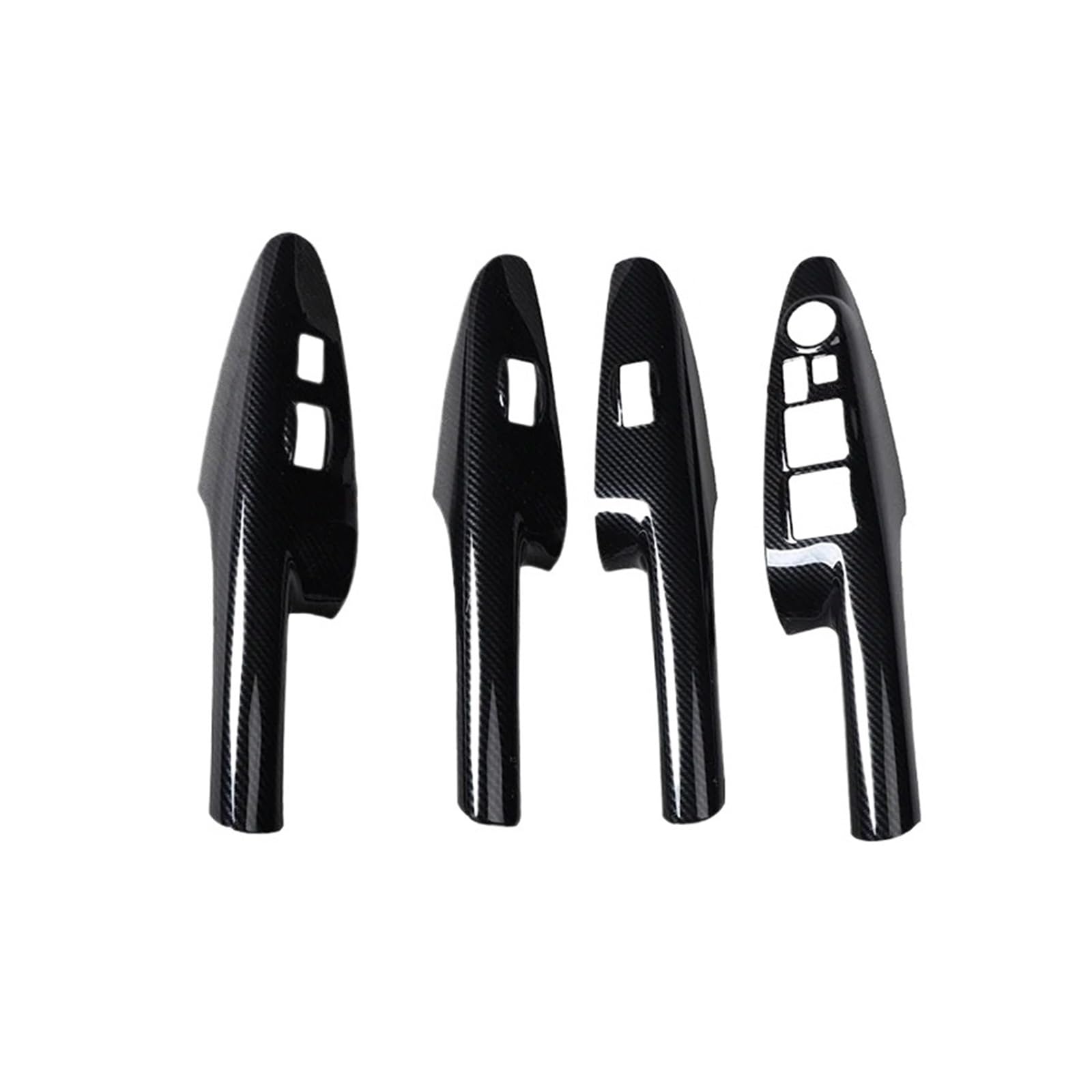 Hljnlvbn Car Interior Sticker Car Abs Gear Panel Window Lifter Vent Frame For Hyundai For Tucson 2006-2013(A)