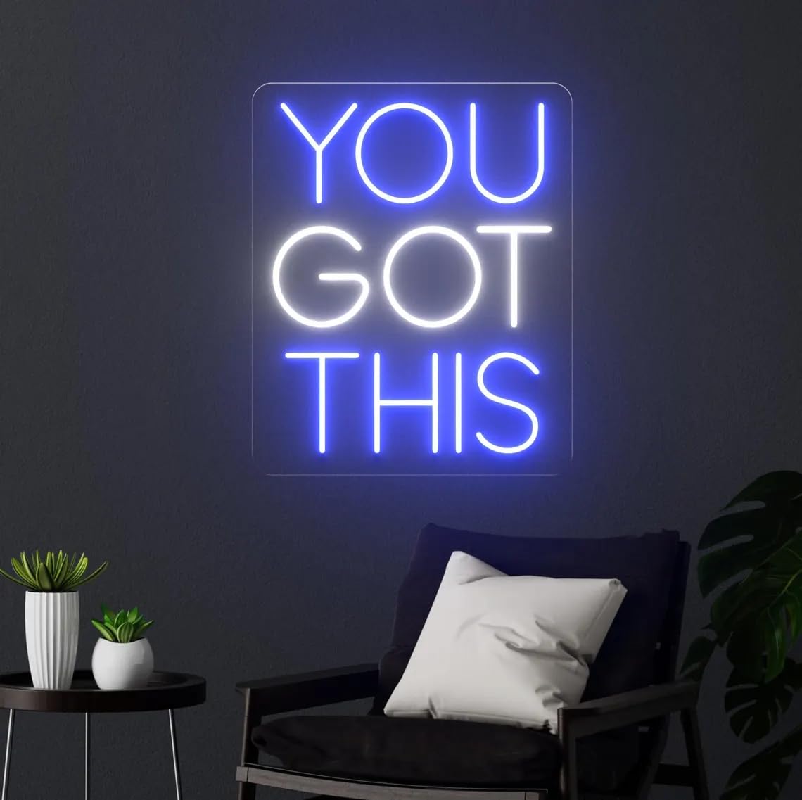 You Got This Neon Sign, Motivational LED Sign, Inspiring Wall Light, Bedroom Decor, Dorm Wall Light, Gift for Men, Women, Gift for Home