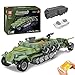 Mould King 20027 Technik Halbspur Gepanzertes Fahrzeug Bausteine Modell, 1298 Teiles Panzer mit Panzerabwehrgewehr Fernbedienung und APP Dual Control, Spielzeug Bausatz für Erwachsene und Kinder… Technik günstig Kaufen-Mould King 20027 Technik Halbspur Gepanzertes Fahrzeug Bausteine Modell, 1298 Teiles Panzer mit Panzerabwehrgewehr Fernbedienung und APP Dual Control, Spielzeug Bausatz für Erwachsene und Kinder…