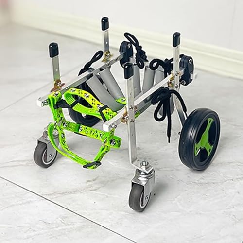 Carrello Cani Disabili Sedia a Rotelle Regolabile per...