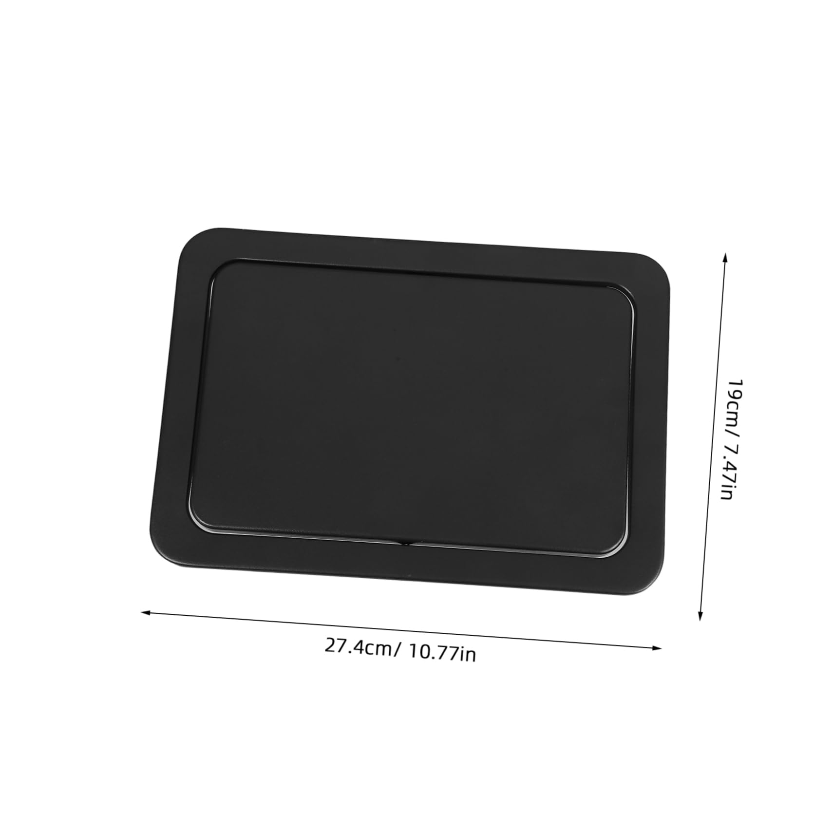 Sosoport Stainless Steel Trash Bin Lid for Kitchen and Bathroom Easy Installation Design Modern Sleek Appearance Waste Management for Countertop Use