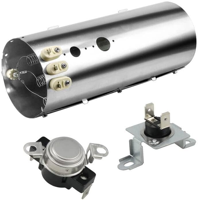 Dryer Heating Element Replacement fit for Electrolux Frigidaire Dryer Heating Element 134792700 137032600 Thermal Limiter 3204267 Thermostat fit for Kenmore Elite 4178 Series Dryer Parts LUXRILIX