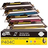 COMPATIBILITÉ TOTALE : Remplace les toners 404s et P404C et s’utilise parfaitement avec de nombreux modèles d'imprimantes, compatibles pour Samsung Xpress SL-C430 SL-C430W SL-C432 SL-C432W SL-C433 SL-C433W SL-C480 SL-C480W SL-C480FW SL-C480FN SL-C482 SL-C482W SL-C482FW SL-C483 SL-C483W SL-C483FW C43X C48X Series