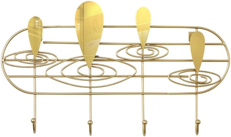 Creative Wrought Iron Hook Entrance Hallway Coat Raindrop Hanger Decoration Key