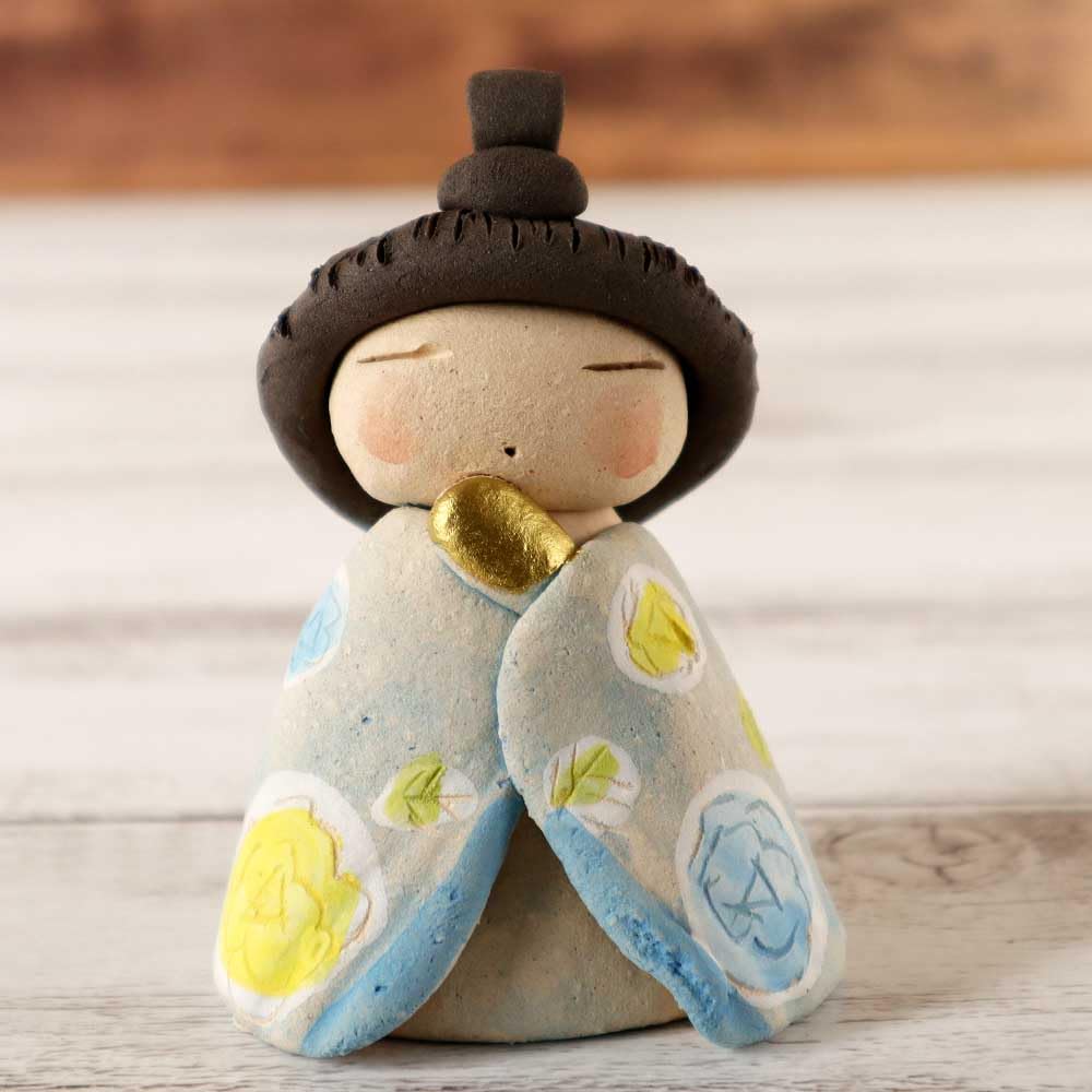 Amazon.co.jp: 雛人形 コンパクト 陶器 小さい 可愛い ひな人形/人形師