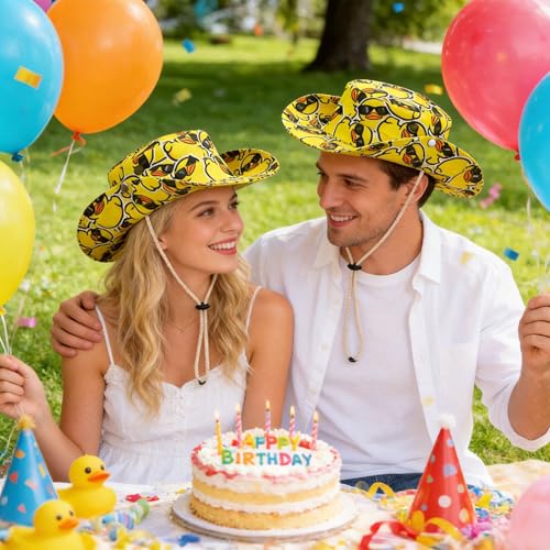 Image of Funny Duck Bucket Hat Fisherman Hat Beach Travel Sun Hat Outdoor Cap for Unisex Men Women