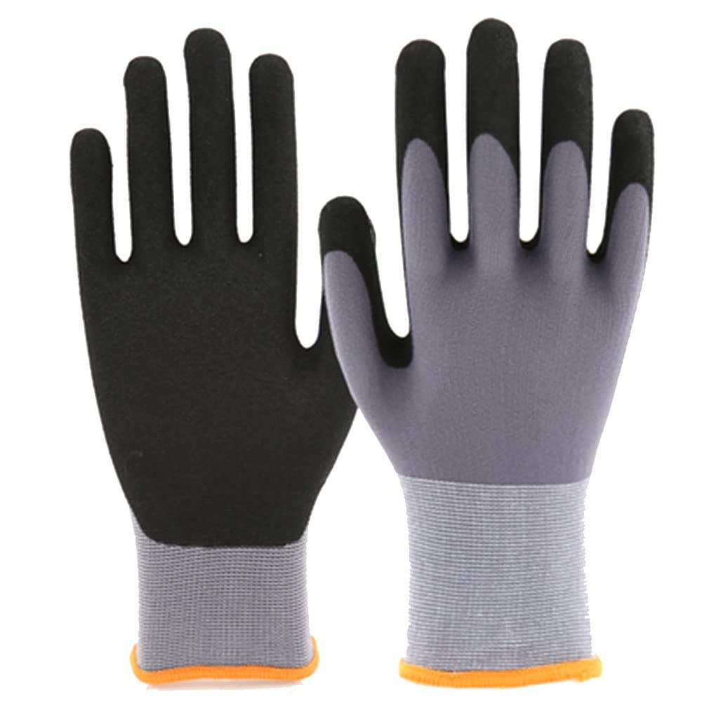 FUFU Manoplas Guantes De Jardinería, 12 Pares De Guantes Transpirables, Guantes De Trabajo De Protección Al Aire Libre, Adecuados For Diversos Entornos (Size : S)