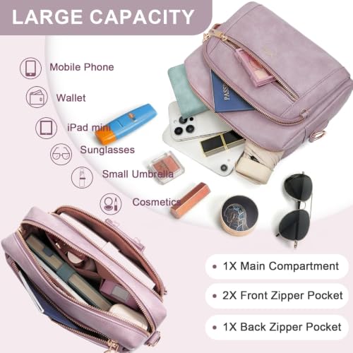Image of Vegan Leather Crossbody Bags for Women Anti theft Purses and Handbag