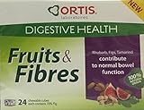 4 cubos de frutas y fibra, 24 en una caja