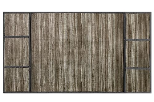Image of Stylista Refridgerator top Cover Suitable for Samsung RT28C3452CU /HL, 236 Liter Fridge, Dimension (WXD) 65x111 CM, Wooden Pattern Coffee
