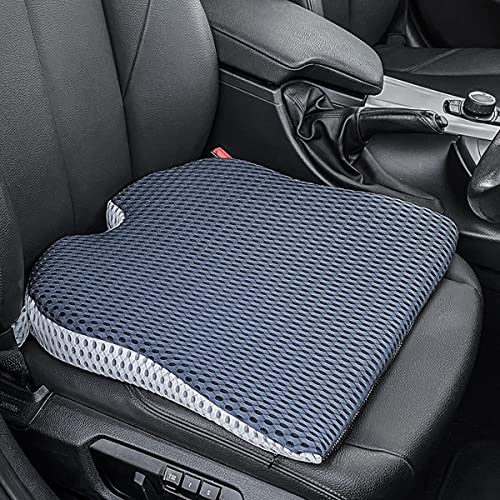 Car Seat Cushion Memory Foam Wedge Tailbone Cushion Automobile Wedge Pad Pillow for Car, Truck, and Office Chair Wheelchairs Coccyx Support Tailbone Pain Relief
