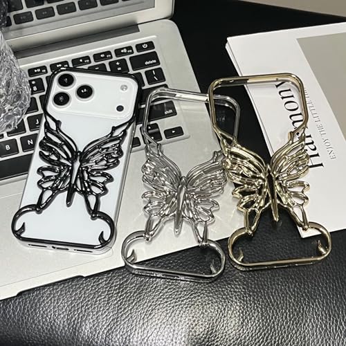 Coque iPhone 17 Pro anti-chocs et anti-surchauffe motif papillon