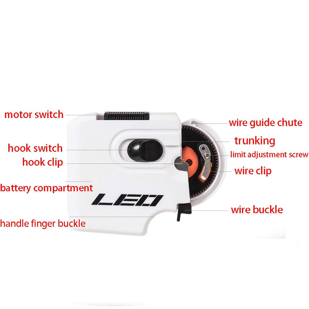 Dispositivo Elettrico Automatico Gancio di Pesca Strumento Tiro Macchina Legatura Dispositivo Tie Nodo Lure Gancio Da Pesca Linea Tyer Tie Machine Accessori Da Pesca Strumento