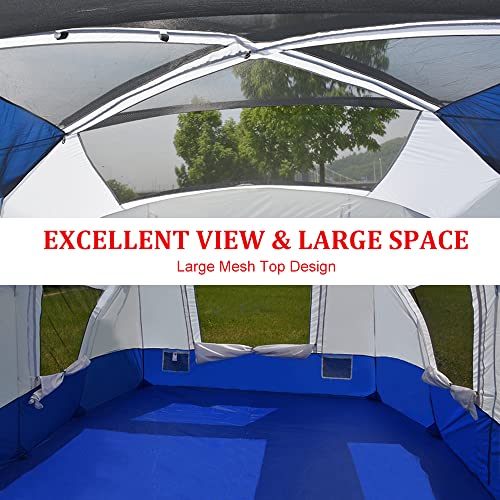 Carpa para 8 personas AYAMAYA impermeable con 4 habitaciones miniatura 5