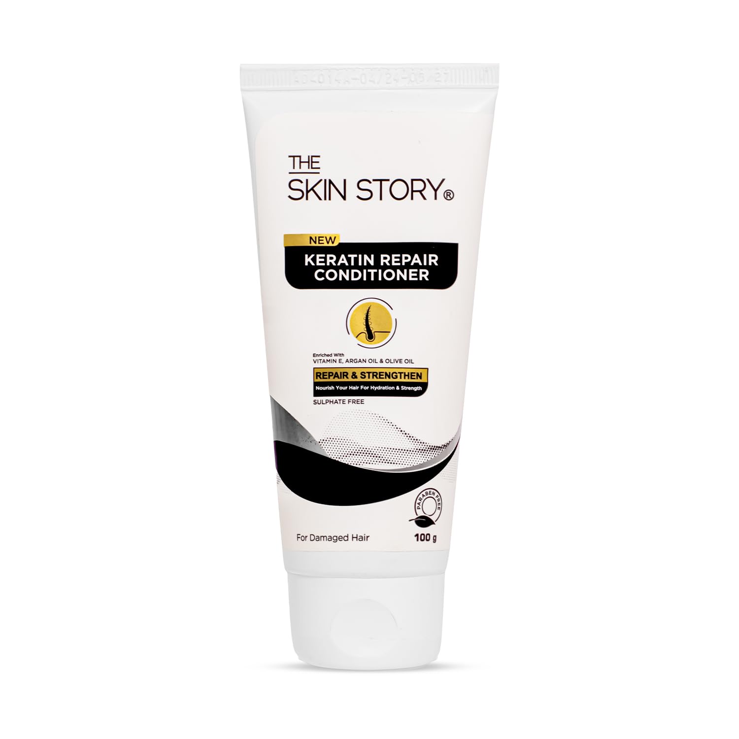 The Skin Story Conditioner for Treated & Coloured Hair | Repair Split Ends & Damaged Hair | Long-Lasting Shine | Conditioner for Women & Men | Enriched with Keratin, Argan Oil, Olive Oil, & Vitamin E | Sulphate Free | 100g-image-46