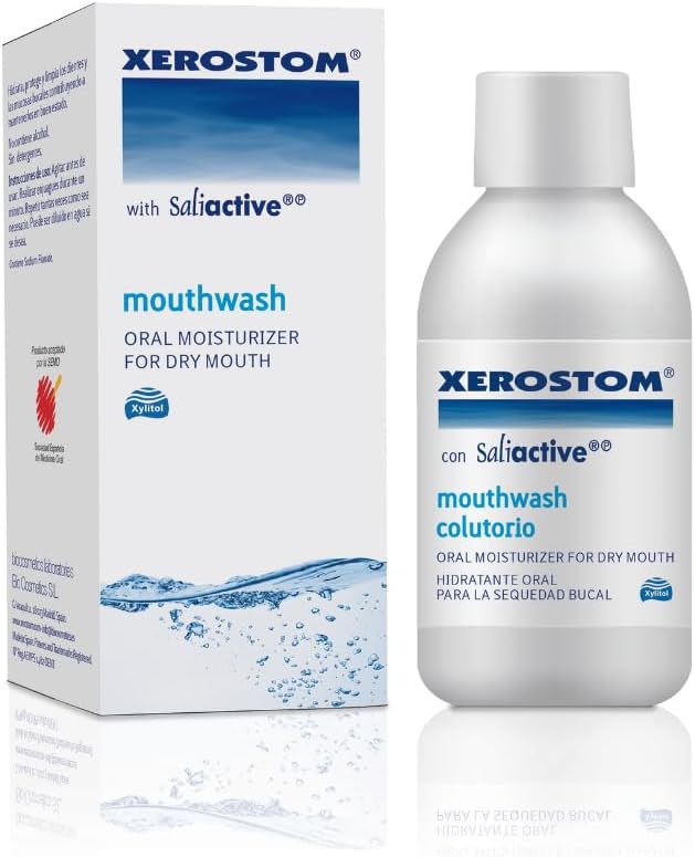 Xerostom With Saliactive For Dry Mouth Or Xerostomia Mouthwash 250ml