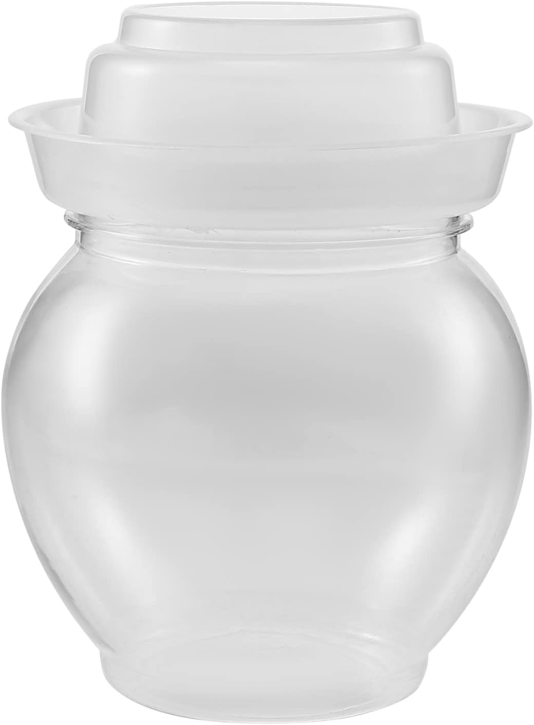 DOITOOL Fermenting Pickle Container Fermenting Jar Fermentation Crock Pickle Pot Clear Foods Fermenting Jar for Pickling Sauerkraut Kimchi Kombuch
