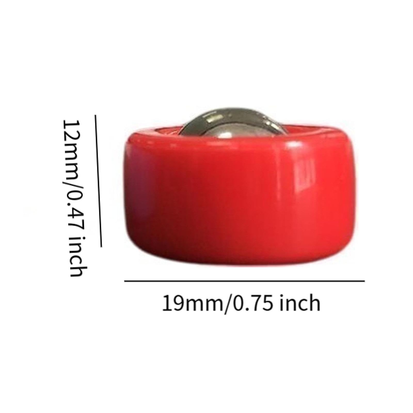 Menolana 8 Pieces Shuffleboard Pucks Shuffleboard Rollers Set for Kids Adults for Tabletop Sports Game Shuffleboard Table Pucks 19 mm