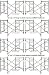 CBM Scaffold 8 Set New Snap-On Lock 5' X 5' X 7' Masonry Scaffolding Frame Sets
