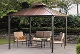 Sunjoy L-GZ340PST-3N-6 Gazebo Hardtop, 10' X 10', Faux Copper Top