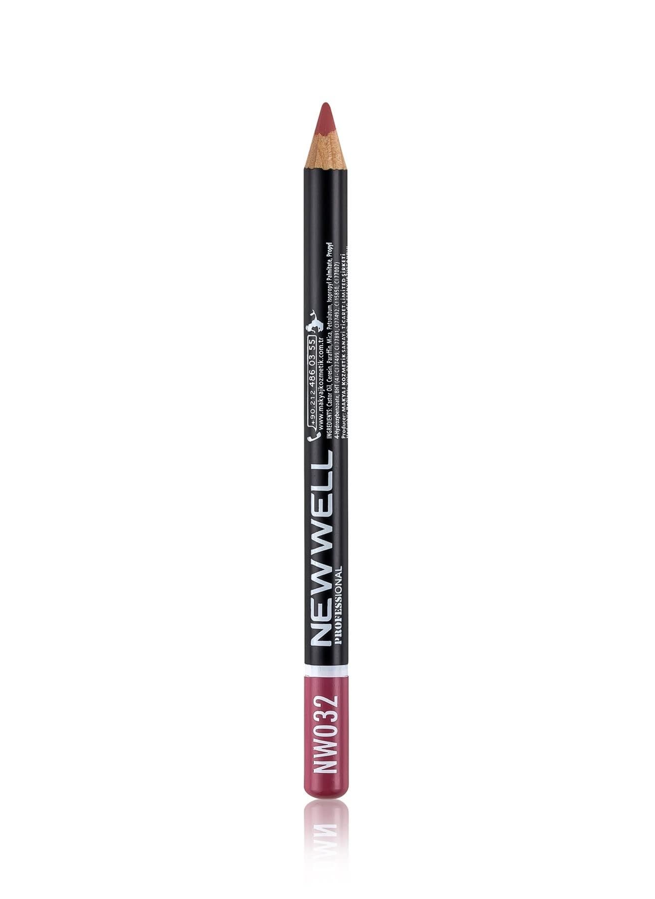 New Well Porcelain Make Up Eyelip Pencil Göz & Dudak Kalemi 32