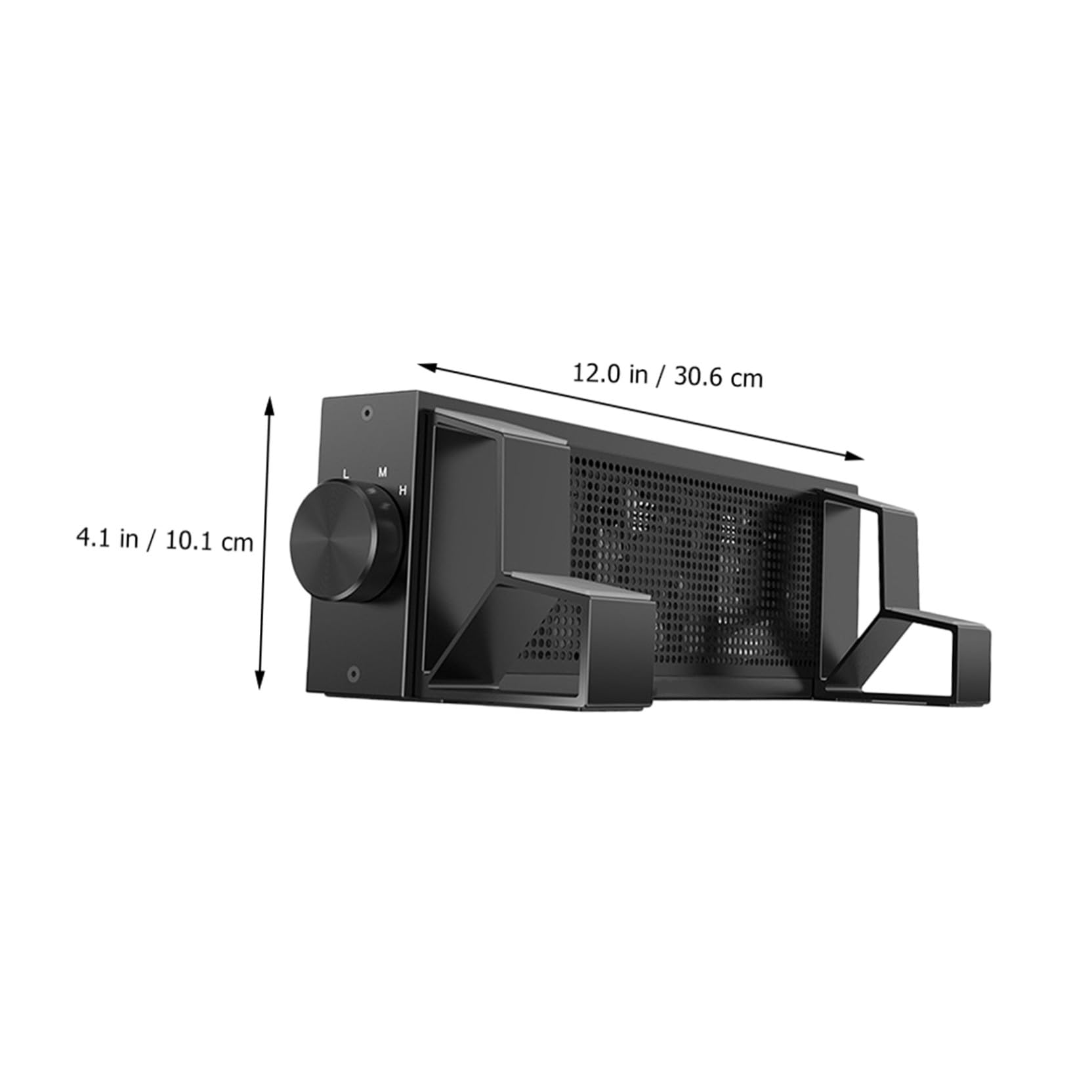 HOMSFOU Supporto di Raffreddamento per Laptop Ispessita Base Ventole USB e Luce LED Rgb Design Ergonomico e Staccabile Magnete