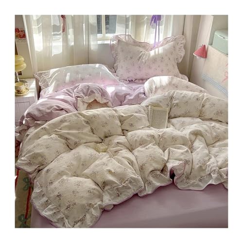 Linge de lit doux pour la peau sensible parure florale anti-irritations