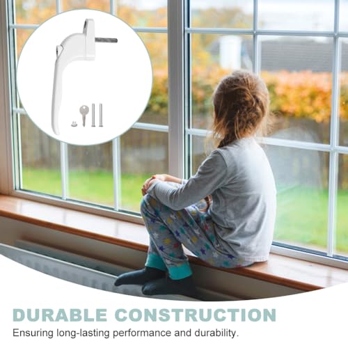 Rotate White Window Handle, Window Handles for Upvc with Screw Keys ...
