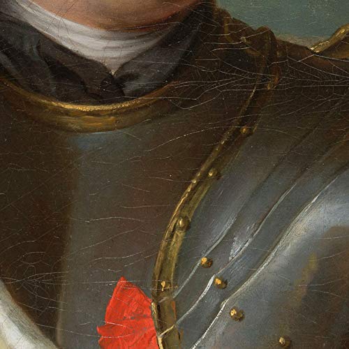 AMANUO Jean-Marc Nattier Renaissance Rococo Man Portret Olieverf Schilderij 50X60 cm Canvas Afdrukken Kunst Opgerold… - Image 5