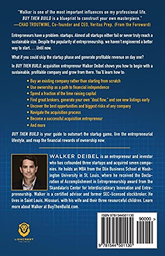 Buy Then Build: How Acquisition Entrepreneurs Outsmart the Startup Game
