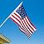 Grace Alley American Flag: 3x5 FT US Flag - 100% Made in USA. Embroidered Stars, Sewn Stripes and Brass Grommets. Fade Resistant, Heavy Duty, Long Lasting Nylon for Outdoor Durability.