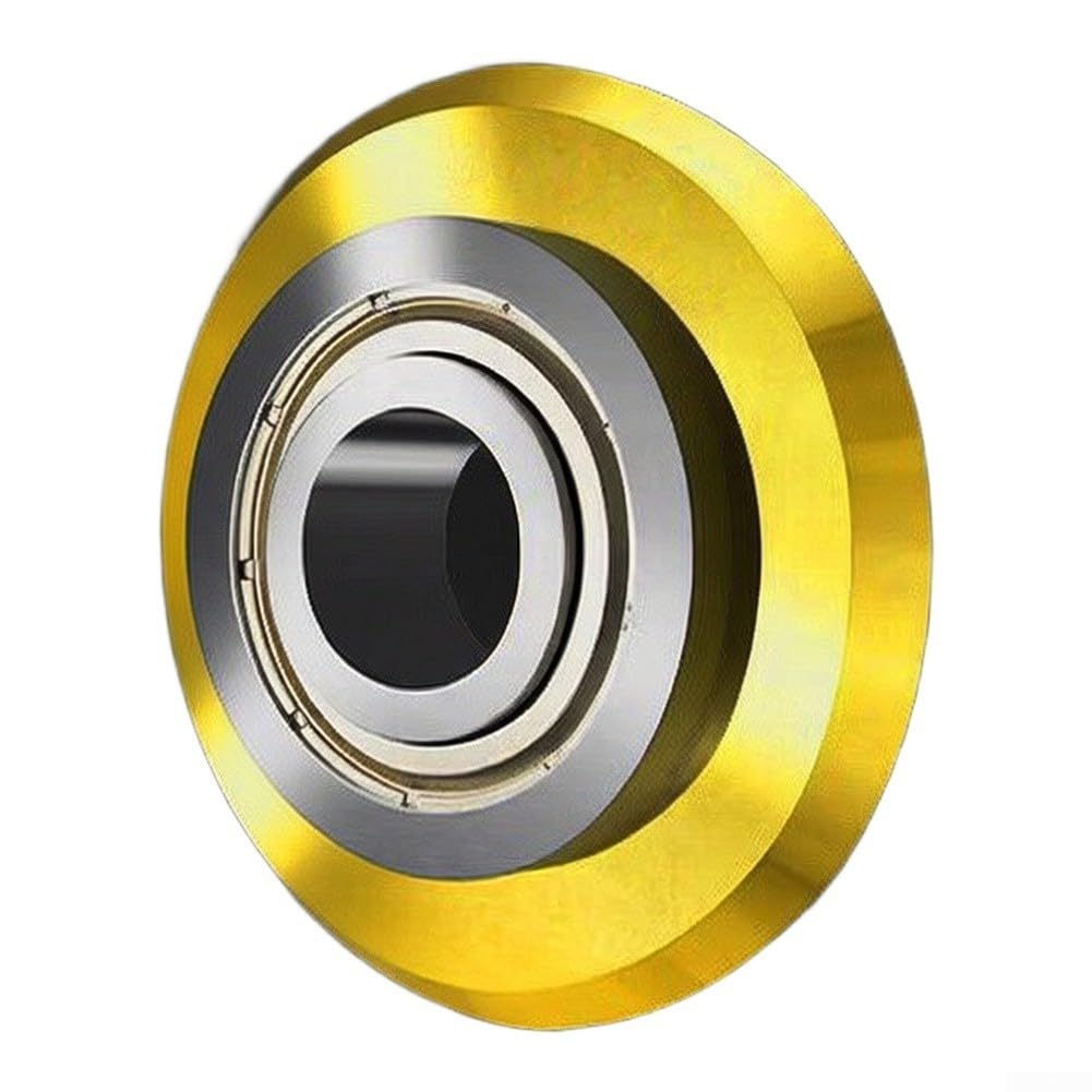 para rueda Corte 22x6x6mm con Eje Aleación Manual para rueda(Gold 1 pc)